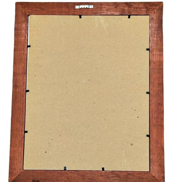 Framed Finished Pink Tulips Floral Cross Stitch Picture w Glass 13.5" x 16.5" - Picture 5 of 12